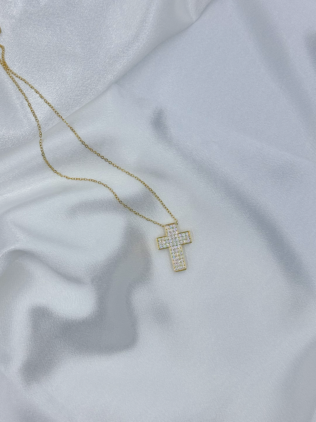 Square Flow - Ατσάλινος Σταυρός Stainless Steel